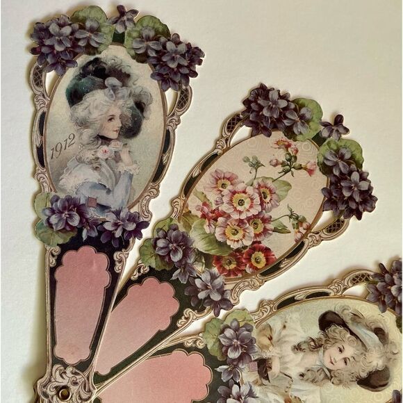 Gallery Graphics Reproduction 1912 Victorian Women Hand Held Fan Card-stock - Picture 7 of 15